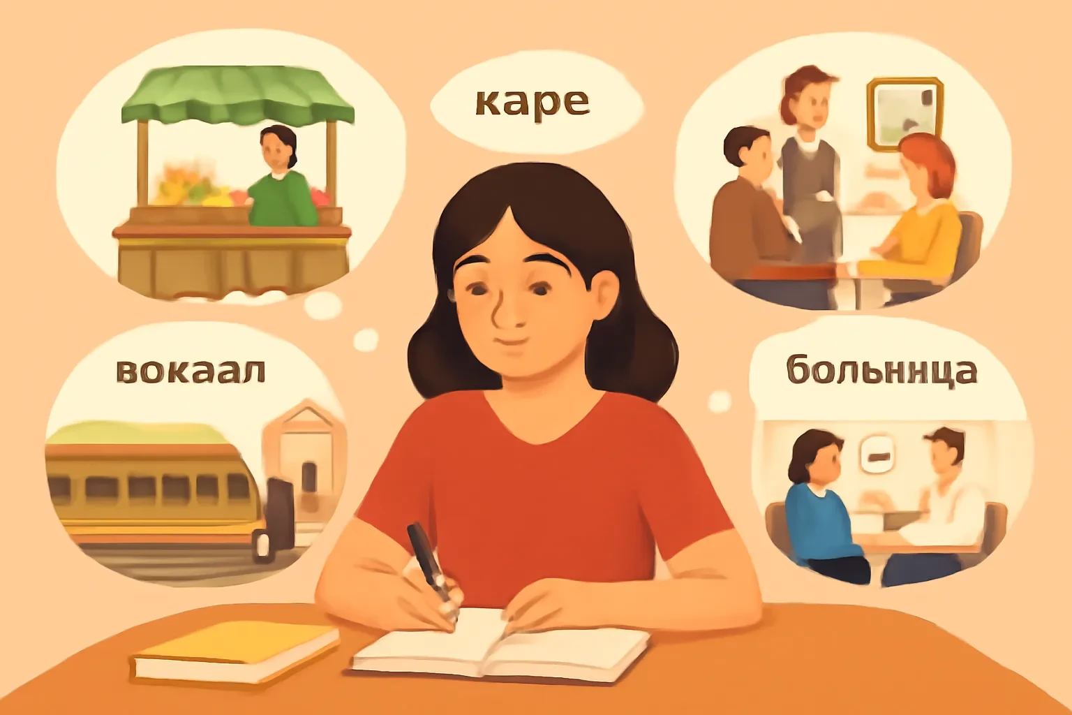 Bộ từ vựng tiếng Nga theo chủ đề: học theo tình huống thay vì danh sách